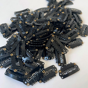Prix <span class=keywords><strong>de</strong></span> gros Clips noirs <span class=keywords><strong>de</strong></span> qualité supérieure 2.8cm 3.2cm Boucles d'outils <span class=keywords><strong>de</strong></span> cheveux pour extensions <span class=keywords><strong>de</strong></span> cheveux à clip Remplacements <span class=keywords><strong>de</strong></span> cheveux en stock - Product Image 2