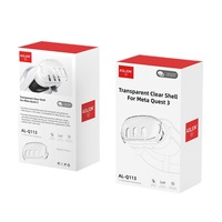 Compatible avec étui de protection pour 3 casques AL-Q113 matériau ABS Transparent Crystal VR Accessoires pour casques