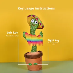 ตุ๊กตาผ้ากำมะหยี่ไฟฟ้าเรืองแสง, ตุ๊กตาข้ามพรมแดนสำหรับเต้นมีหลายหลายสไตล์ให้เลือกรวมทั้งกระบองเพชร - Product Image 5