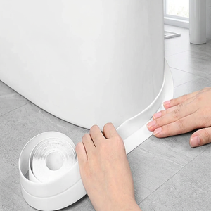 Mucit Home Kitchen Sink Waterproof Sealing <b>Tape</b> 3.2m X 38mm Waterproof <b>Edge</b> <b>Tape</b> Sealing Repair White - Product Image 2