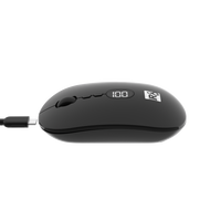 Grosir Mouse komputer portabel 2.4G & BT nirkabel untuk Laptop dengan tingkat baterai terlihat