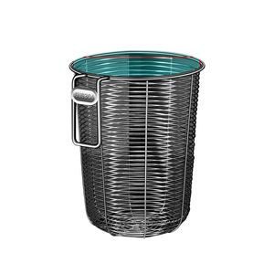 304 Stainless Steel Noodle Cooker Sieve Household Frying <b>Basket</b> With Hook Multi Purpose Draining Storage Cage - Product Image 2