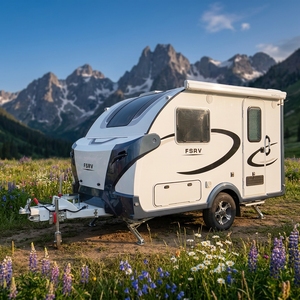 Mini-caravane <span class=keywords><strong>mobile</strong></span> personnalisée, remorquable, pour le camping - Product Image 1