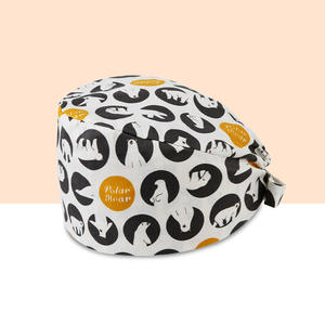 Nuevo Unisex gorro de algodón con estampado Floral absorbente para el sudor, botones, accesorios ajustables, gorros de <span class=keywords><strong>trabajo</strong></span> para salón de belleza, gorros - Product Image 1