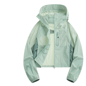 2025 <span class=keywords><strong>abbigliamento</strong></span> Outdoor corto sottile da <span class=keywords><strong>donna</strong></span> di estate di bell'aspetto cappotto Anti-protezione solare ultravioletta per escursioni e avventure in <span class=keywords><strong>montagna</strong></span> - Product Image 1