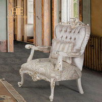 (1+2+3 Canapé + Table basse) Ensemble de canapés en bois sculpté classique, meubles de salon de luxe pour villa
