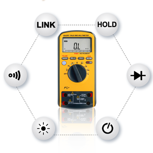 6600 sayımları dijital multimetre tepe tutun test VA42RP otomatik aralığı elektrik Dmm transistör kapasite ölçer - Product Image 3