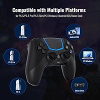 Control Inalámbrico BETMI para PS-5/Pro/Slim/PC, Control de Juego Bluetooth