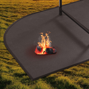 Tapis de cheminée ignifugé double face Tapis de <span class=keywords><strong>protection</strong></span> de sol pour <span class=keywords><strong>poêle</strong></span> <span class=keywords><strong>à</strong></span> <span class=keywords><strong>bois</strong></span> pour barbecue Tapis de foyer résistant en tissu pour foyer - Product Image 2