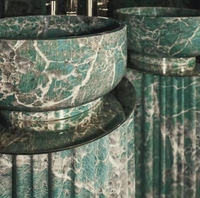 Dalles de pierre amazonite en quartzite style italien carreaux de marbre granit vert naturel revêtement de sol intérieur extérieur et décoration murale de villa