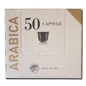 Vergnano 50 Capsule di Espresso Arabica Monouso in Metallo Set 0,16g/Capsula - Product Image 1