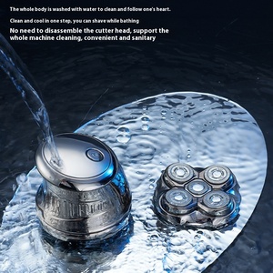 Rasoir électrique complet alimenté par USB, tête magnétique lavable, couteau à raser pour barbe, affichage numérique, étanche IPX6, batterie - Product Image 6