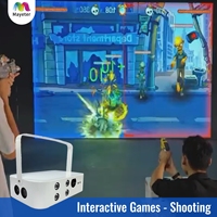 Projecteur interactif infrarouge commercial Mayeter, lecteur Android Box, résolution HD, fonctionnement stable 24h/24 et 7j/7, jeux de projection, garantie 1 an