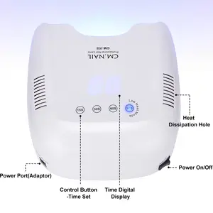 CMNAIL 80W Professional UV LED Nail Lamp Nail Dryer UV Lamp Machine Gel Curing Lihjt With Auto Sensor For Salon And Home