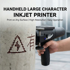 Impresoras de Inyección de Tinta Portátiles de Caracteres Grandes de 16 Puntos y 30-60 mm para Pilares de Hormigón y Materiales de Construcción con Tinta de Secado Rápido - Product Image 1