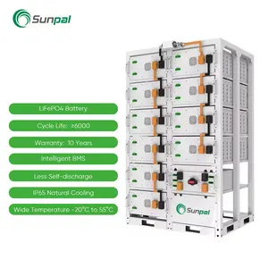 Sunpal Lithium Rechargeable Battery Pack 192V 100Ah Lithium Ion Battery Packs For Sale