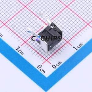 TC-1105AH-7.0H-250 Tactile Switch Through hole Switch Single Pole Single Throw Round Button 2.5N Right Angle Insert - Product Image 2