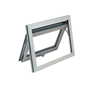 Cửa Sổ Hữu Ích Hàng Đầu Cửa Sổ Treo Dễ Dàng Làm Sạch Cửa Sổ <span class=keywords><strong>Pvc</strong></span> Tay Cầm Upvc Cửa Sổ Trục Ngang Không Gỉ - Product Image 1