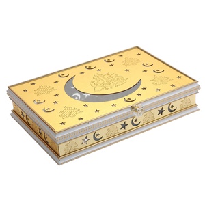 2023 New Ramadan Eid Mubarak Hotel Restaurant Supermarket Candy Chocolate Sweet Gift Box With Lid