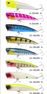 Leurre de pêche popper flottant en plastique pour eau salée, 118 mm, 26,3 g, pour lancer longue distance, grand éclaboussement, pour thon et bar - Product Image 6