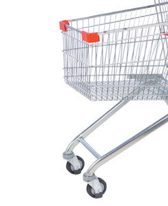 Carrito de Compras de Diseño al por Mayor Hecho en China, Carrito de Supermercado con Ruedas Elevadoras de 60 l con Asiento - Product Image 5