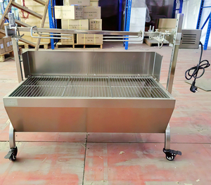 Parrilla de asador de acero inoxidable, Parrilla Eléctrica de cordero, Cabra, asador, parrilla rotativa para Doner Kebab, parrillas para barbacoa - Product Image 5