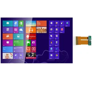 MultiTouch 20/40 Points de contact Interface USB Film tactile capacitif interactif de 60 pouces pour ÉCRAN LCD, PROJECTEUR