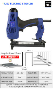 Pistola de Clavos Eléctrica Industrial XINYI 422J, Ajustable para Tapicería de Sofás, Grapas y Clavos en Forma de U, Capacidad de 100 P/M - Product Image 5