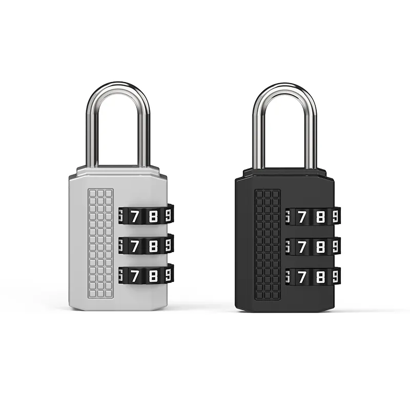 Heavy Duty Mechanical 3 Digit Combination Lock 01B Zinc Alloy Padlock For Locker Combination Lock For Safe Gym School Cabinet