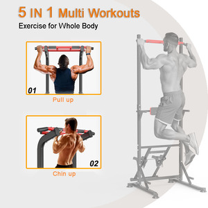 Torre de Gimnasio Multifuncional Plegable Hyland 2026 con Barra de Dominadas Ajustable - Product Image 4