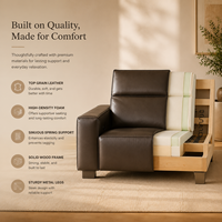 Canapé moderne en cuir véritable brun foncé, écologique, avec dossiers réglables, accoudoirs larges, en forme de L, pour appartement ou hôtel
