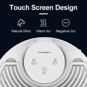 Sèche-mains électrique à jet à haute vitesse de rotation 23000 tr/min avec fort débit d'air, capteur automatique d'ions négatifs pour usage domestique et hôtelier - Product Image 5