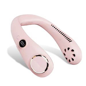 Ventilateur de cou sans pales portable avec écran numérique, recharge USB, pour le sport et les voyages - Product Image 1