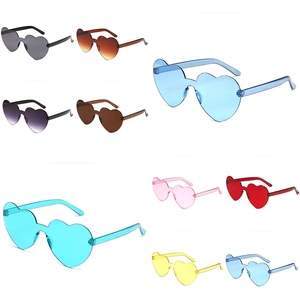 Nuovo Designer di moda carino occhi retrò occhiali da sole Vintage a forma di cuore addio al nubilato amore cuore occhiali da sole per Diwali Easter - Product Image 1
