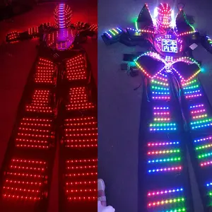FUNTOYS Control remoto a todo Color LED Party Robot Suit Costume Show Dress Clothe <span class=keywords><strong>DJ</strong></span> Bar Performance Costume - Product Image 3