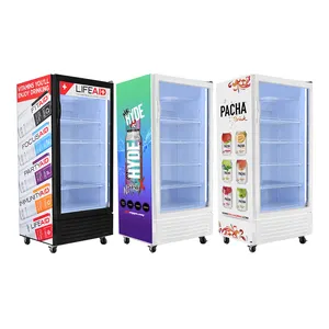 Meisda sc190l 190L thương mại supoermarket sử dụng cửa kính nước giải khát hiển thị Cooler