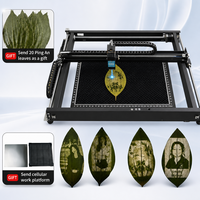 Mesin Pengukir Laser Dioda 10W CNC Router Otomatis Desktop untuk Kayu Kulit Penanda Gantry Baru