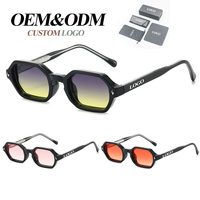 Lunettes de soleil polarisées de haute qualité 2026 PC CP TR90 avec verres jaunes, logo personnalisé, petites lunettes transparentes pour femmes