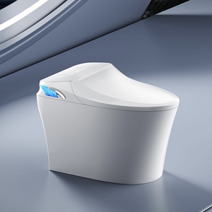 Bán Hot Thiết kế hiện đại nhà vệ sinh thông minh CHẬU VỆ SINH chân cảm biến tuôn ra nước nóng ghế điều khiển từ xa nhập cảnh cấp một mảnh trắng gốm mới - Product Image 4