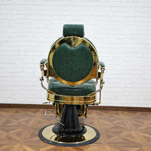 Chaise de barbier pour hommes durable, style luxueux, chaise de salon pour la coupe de cheveux, chaise de coiffure inclinable et rotative, chaises de style personnalisées - Product Image 2