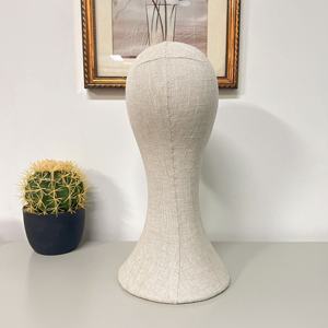 דליאנג סיכה הכנסת קצף מכוסה מניקור בד בד בד בד בד ראש פאה תצוגת כובע מנייקין צעיף - Product Image 5