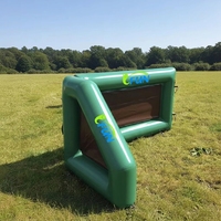 Kit de terrain de paintball gonflable, bunkers d'angle hermétiques, obstacles tactiques pour jeux de tir Nerf, airsoft et archery tag