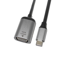 Convertisseur USB Type C vers VGA HD Extension USB 3.1 Câble adaptateur 1080P Type C vers VGA