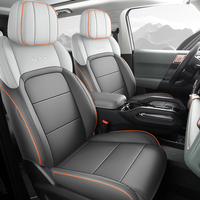 Housses de siège de voiture en cuir artificiel sur mesure pour Chery ICar 03 Jaecoo J6 6 EV, kits intérieurs de luxe, coussins avant et arrière