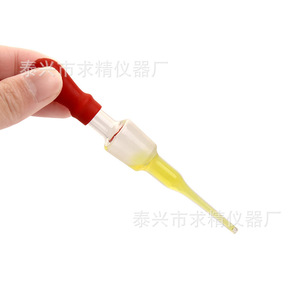 QJ Fixed Volume Pipettes 80mm 90mm 110mm With Red Rubber Bulb For Lab Use - Product Image 4