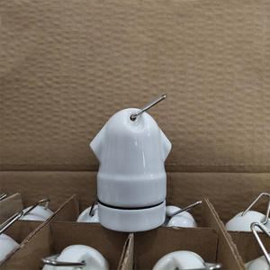 <span class=keywords><strong>Suspension</strong></span> LED suspendue <span class=keywords><strong>en</strong></span> céramique avec tête de lampe à vis E27, étanche, pour éclairage technique, <span class=keywords><strong>en</strong></span> stock - Product Image 1