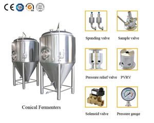 Factory Supply Stainless Steel Isobaric Fermenter Beer Storage <strong>Tank</strong> <strong>Bioreactor</strong> Fermentation <strong>Tank</strong> CCT - Product Image 4