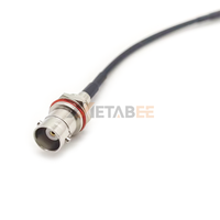 Câble Pigtail BNC vers MCX à Faible Perte Personnalisé Montage sur Panneau Arrière pour Communication Industrielle