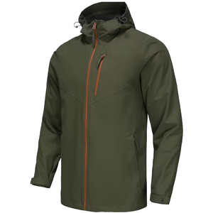 Chaqueta Bomber Ligera de Primavera/Otoño para Hombre, Cortavientos, para Correr, Tenis, Golf, Deportes al Aire Libre, Casual, con Cuello Alto y Cierre - Product Image 2