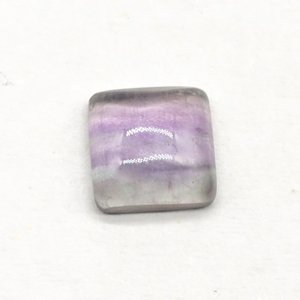 Cabochon de coupe carrée Fluorite 8mm pour la fabrication de bijoux - Product Image 1